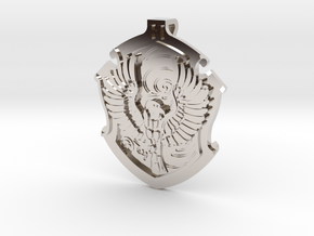 Ravenclaw House Crest - Pendant SMALL in Rhodium Plated Brass