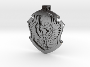 Ravenclaw House Crest - Pendant SMALL in Polished Silver