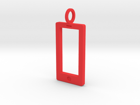 Smartphone Pendant in Red Processed Versatile Plastic
