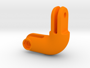 GoPro 90° Curved Offset Extension in Orange Processed Versatile Plastic