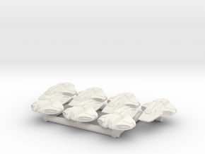 1/1000 Scale Super Scamper, Crockett Class in White Natural Versatile Plastic
