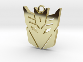 Transformers pendant in 18K Gold Plated