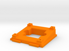 Tilted camera holder for ZMR250 in Orange Processed Versatile Plastic