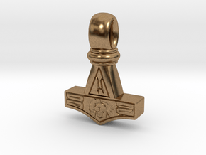 Thor's Hammer1 in Natural Brass