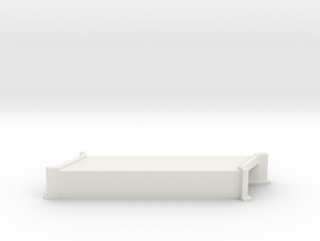 N-Scale Concrete Highway Angled Culvert in White Natural Versatile Plastic