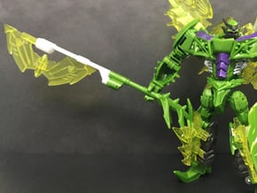 TF4: AOE Warrior Of Growl (pole) for deluxe Snarl in Green Processed Versatile Plastic
