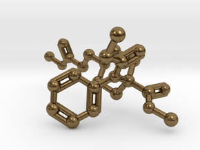 Remifentanil Molecule in Natural Bronze