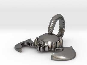 Scorpion Pendant in Polished Nickel Steel