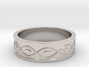 Ring with Eyes - Size 8 in Platinum