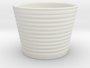 Japanese Sake cup in White Natural Versatile Plastic