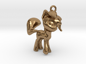 My Little Pony Pendant in Natural Brass