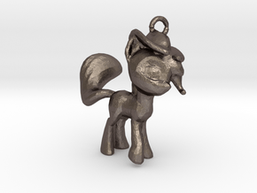 My Little Pony Pendant in Polished Bronzed Silver Steel