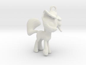 My Little Pony Pendant in White Natural Versatile Plastic