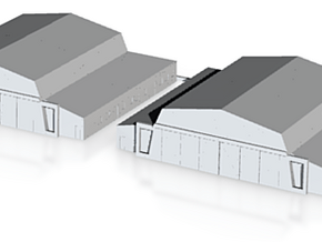 Digital-1/700 2 Off Aircraft Maintenance Hangar Ty in 1/700 2 Off Aircraft Maintenance Hangar Type 2 AMU