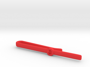 Bitcoin Tie Clip Simple in Red Processed Versatile Plastic