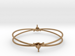 StarSplash bracelet in Polished Brass