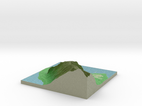 Terrafab generated model Tue Apr 14 2015 15:21:30  in Full Color Sandstone