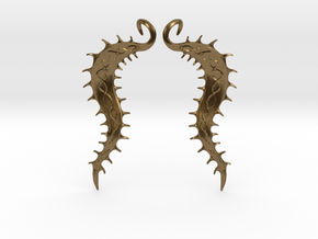 SeaBean Earrings in Natural Bronze