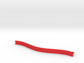 Big Curved ZMR250 bumper in Red Processed Versatile Plastic