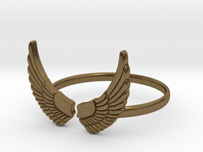 Wings Ring in Natural Bronze