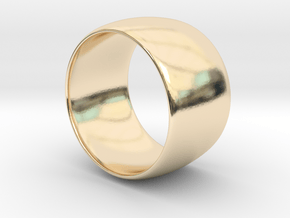 RING 19 mm in 14k Gold Plated Brass