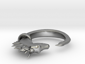 Horse Ring in Natural Silver