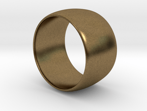 RING 19 mm in Natural Bronze
