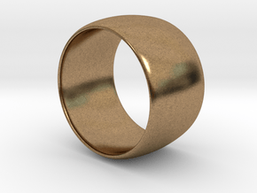 RING 19 mm in Natural Brass