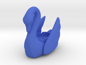 Swan Ashtray in Blue Processed Versatile Plastic