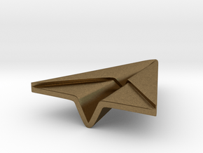Paperplane in Natural Bronze