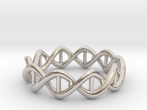 Ring DNA in Rhodium Plated Brass