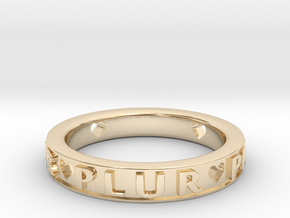 Plur Ring - Size 9 in 14k Gold Plated Brass