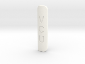 VCU GeoTag in White Processed Versatile Plastic