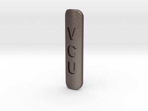 VCU GeoTag in Polished Bronzed Silver Steel