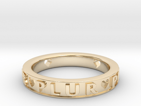 Plur Ring - Size 8 in 14k Gold Plated Brass