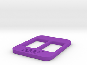 BRZ Limited Blank Console Plate 004 in Purple Processed Versatile Plastic
