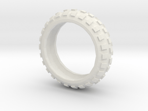 Motorcycle/Dirt Bike/Scrambler Tire Ring Size 11 in White Natural Versatile Plastic