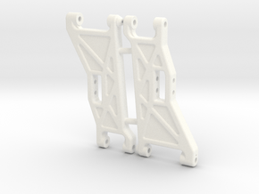 NIX91052 - B2 front arms, Race in White Processed Versatile Plastic
