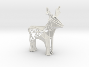 Reindeer toy stl in White Natural Versatile Plastic