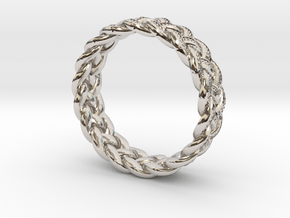 Celtic Knot Ring ~ size 9.5 (0.764 inch diameter) in Platinum