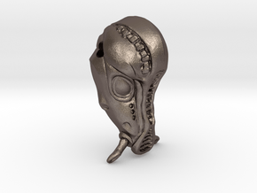 Fifth Element Mondoshawan Head Charm in Polished Bronzed Silver Steel
