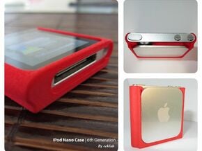 iPod Nano 6th gen. | Case in Red Processed Versatile Plastic
