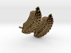 Wings Earrings in Natural Bronze
