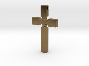 Monroe Cross in Natural Bronze
