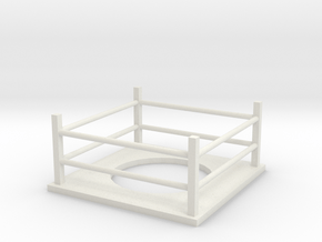 BoxRing in White Natural Versatile Plastic