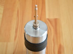 Coffee Grinder Bit For Hand Mixer CHP-A1 in Polished Bronzed Silver Steel