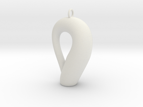 Klein Pendant in White Natural Versatile Plastic