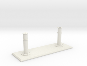 Rails base small in White Natural Versatile Plastic