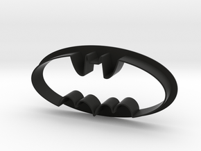 Batman Cookie Cutter in Black Natural Versatile Plastic