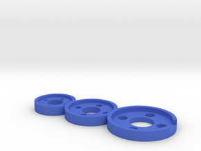Coin Ring Tools "Crop Circle" Punch Jig in Blue Processed Versatile Plastic